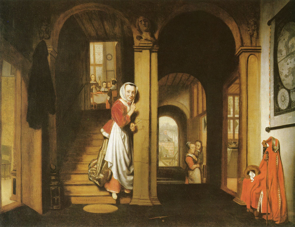 Nicolaes Maes - The eavesdropper